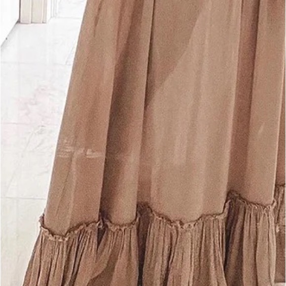 Boho Free Hippie Backless Halter Dress In Dune - Picture 7 of 11